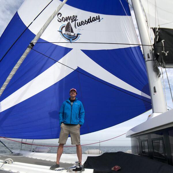 Some Tuesday under sail, seen from another boat