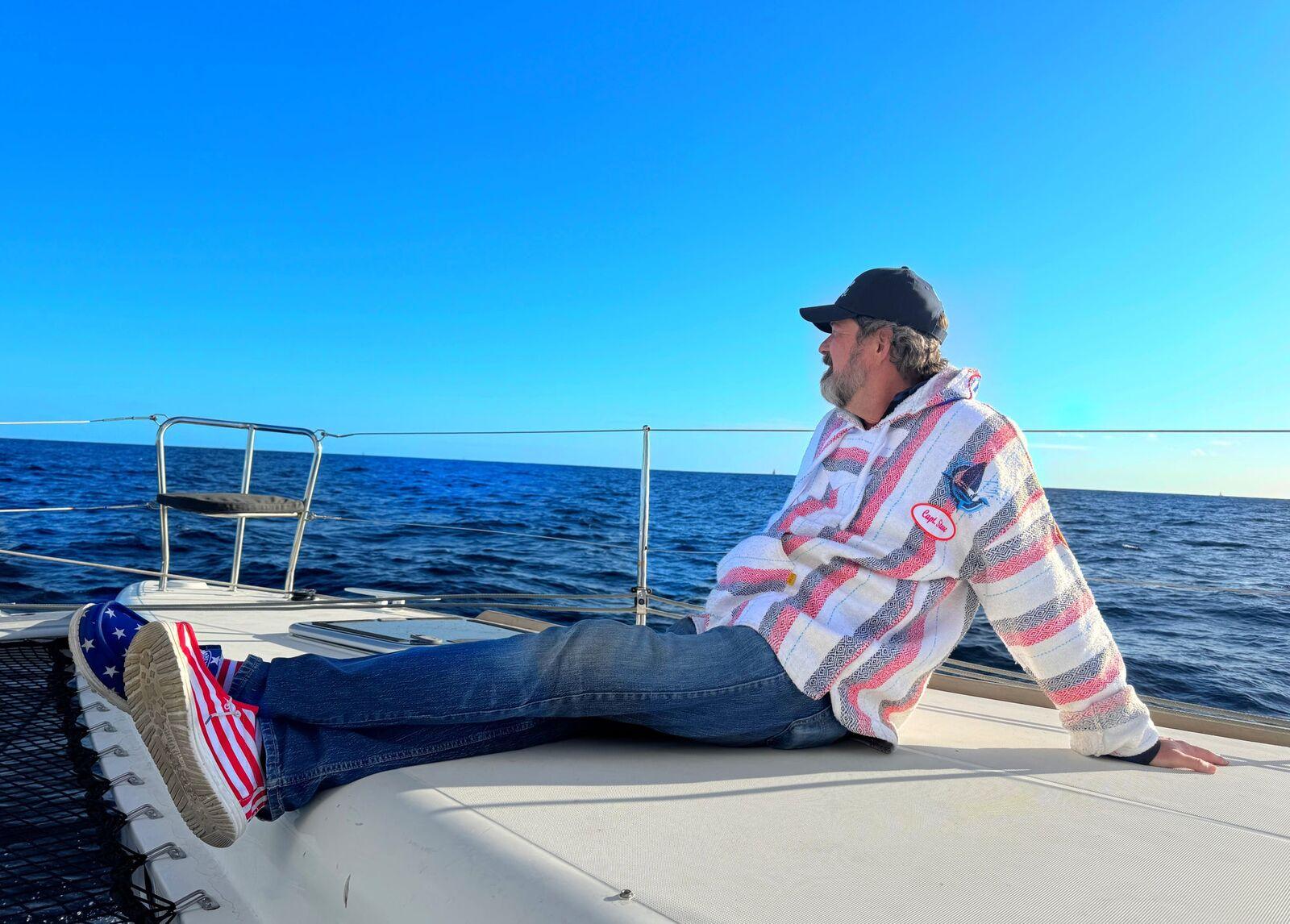 Captain Steve aboard Some Tuesday