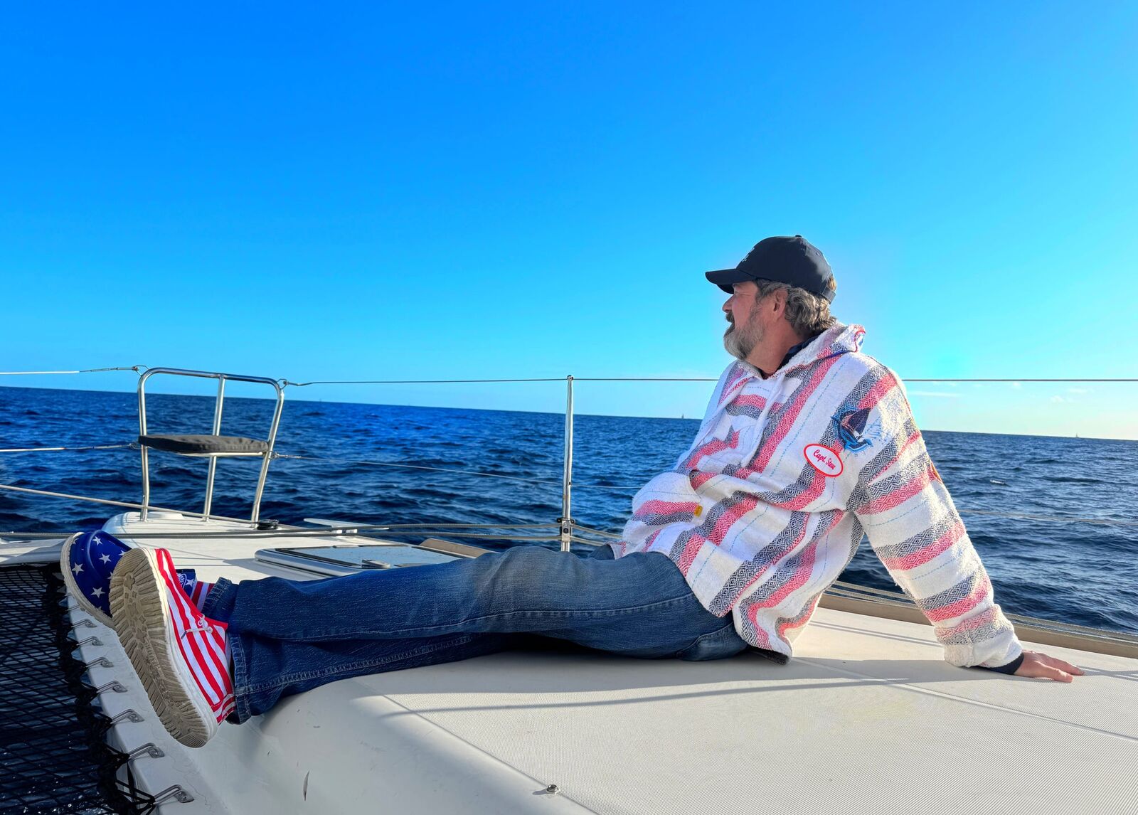 Captain Steve aboard Some Tuesday