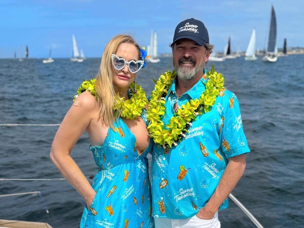 Captain Steve and First Mate Meg aboard Some Tuesday