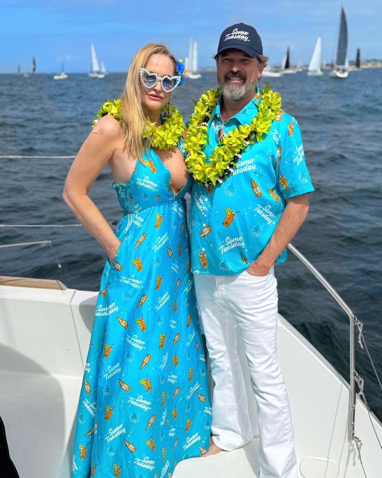 Captain Steve and First Mate Meg aboard Some Tuesday